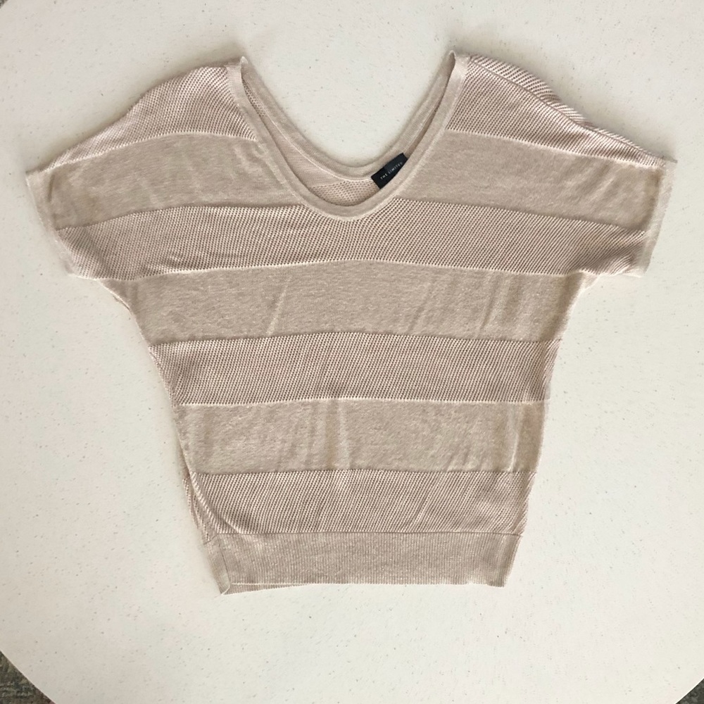 The Limited sparkly gold shirt